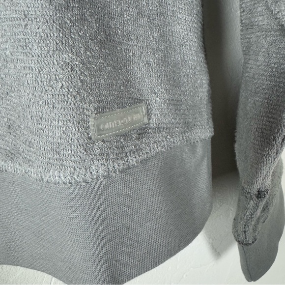Outerknown Sweater Pullover Hightide Crew Neck Sweatshirt Heather Grey Terry Top - Picture 4 of 8